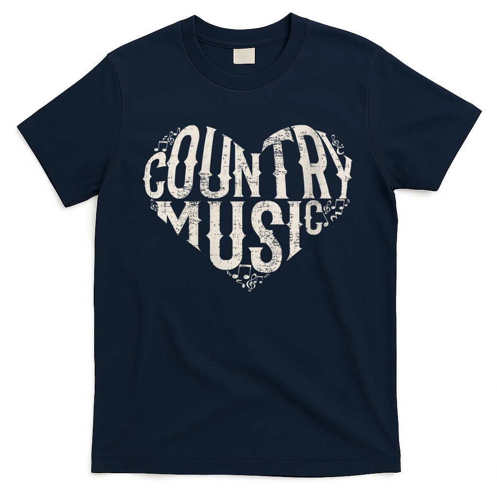 I Love Country Design Country Music Lover Gift Idea T-Shirt
