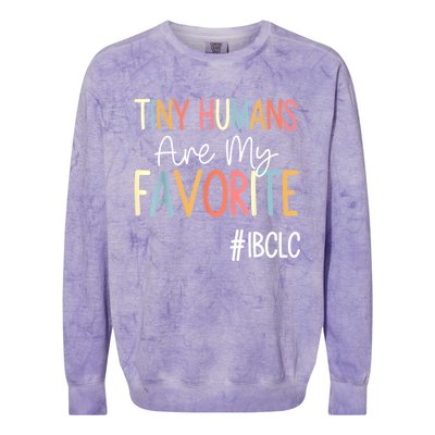 IBCLC Lactation Consultant Breastfeeding Consultant Colorblast Crewneck Sweatshirt