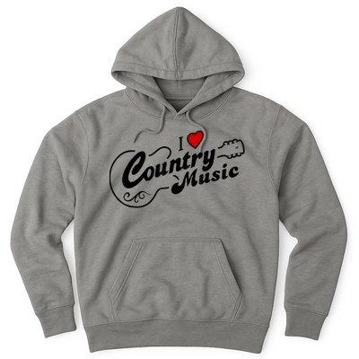 I Love Country Music Hoodie