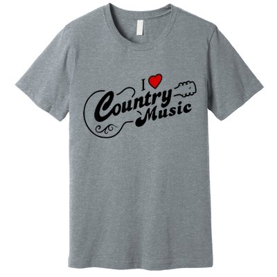 I Love Country Music Premium T-Shirt