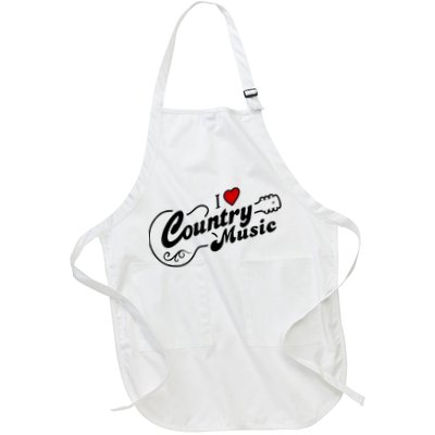 I Love Country Music Apron