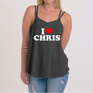 I Love Chris Women's Strappy Tank