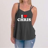 I Love Chris Women's Strappy Tank