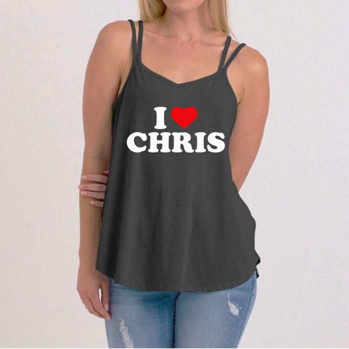 I Love Chris Women's Strappy Tank