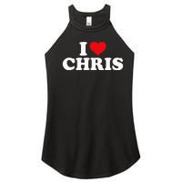 I Love Chris Women's Perfect Tri Rocker Tank