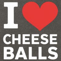 I Love Cheese Balls Funny Foodie Funny Cheese Ball Lover Cotton Canvas Backpack