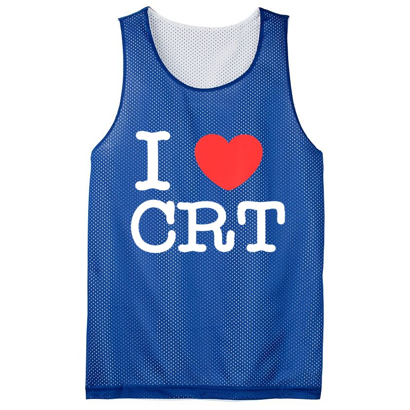 I Love CRT I Heart CRT Tom Mesh Reversible Basketball Jersey Tank