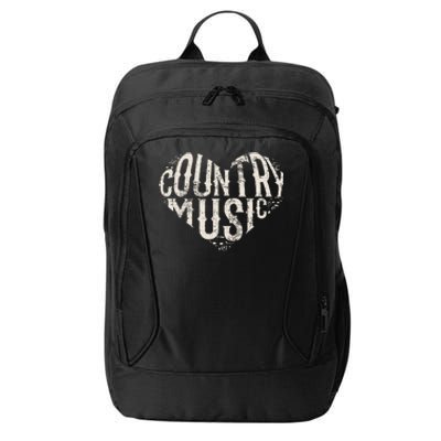 I Love Country Design Country Music Lover Gift Idea City Backpack