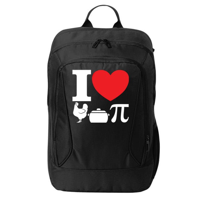 I Love Chicken Pot Pi Pie Day Math Great Gift City Backpack