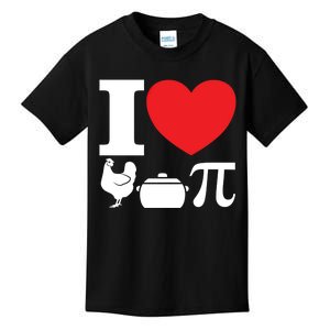 I Love Chicken Pot Pi Pie Day Math Great Gift Kids T-Shirt