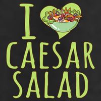 I Love Caesar Salad Funny Caesar Salad Vegetable Lover Adult Drive Performance Visor