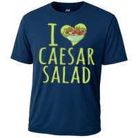 I Love Caesar Salad Funny Caesar Salad Vegetable Lover Cooling Performance Crew T-Shirt