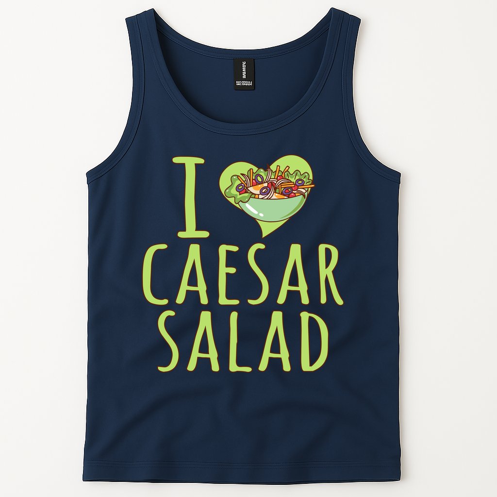I Love Caesar Salad Funny Caesar Salad Vegetable Lover Tank Top