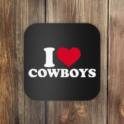 I Love Cowboys Coaster