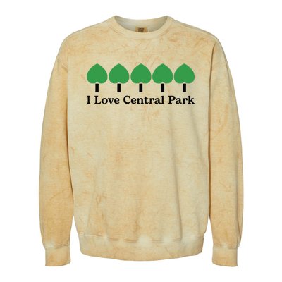 I Love Central Park Colorblast Crewneck Sweatshirt