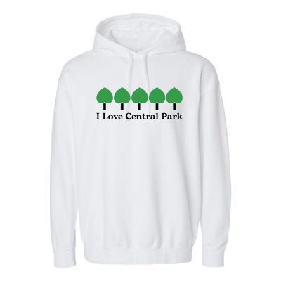 I Love Central Park Garment-Dyed Fleece Hoodie