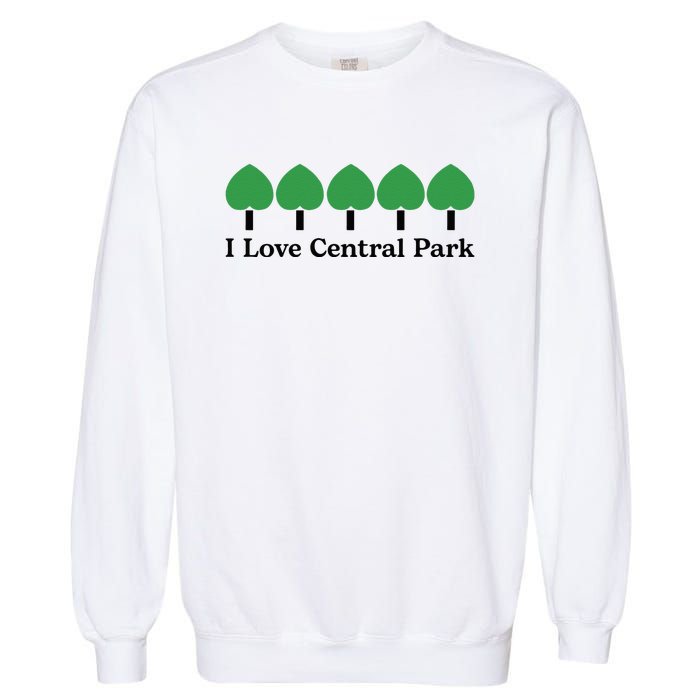 I Love Central Park Garment-Dyed Sweatshirt