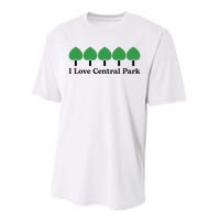 I Love Central Park Performance Sprint T-Shirt