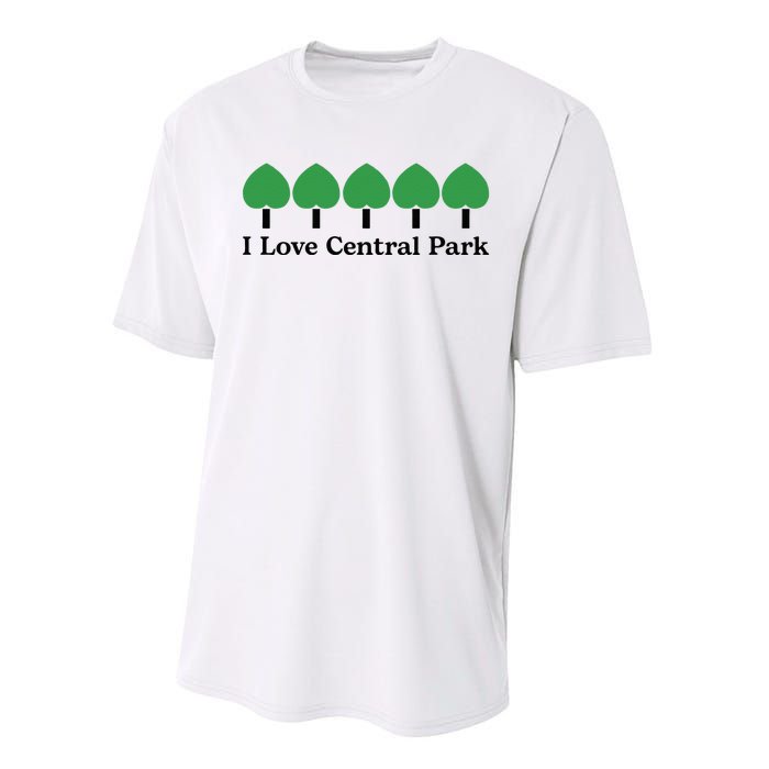 I Love Central Park Performance Sprint T-Shirt