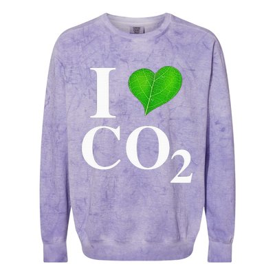 I Love Co2 Carbon Dioxide Climate Change Hoax Global Warming Colorblast Crewneck Sweatshirt