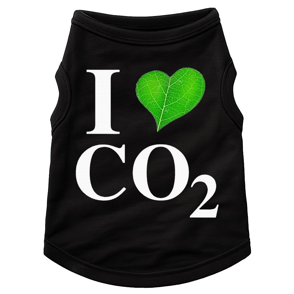 I Love Co2 Carbon Dioxide Climate Change Hoax Global Warming Doggie Tank