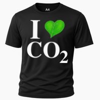 I Love Co2 Carbon Dioxide Climate Change Hoax Global Warming Cooling Performance Crew T-Shirt