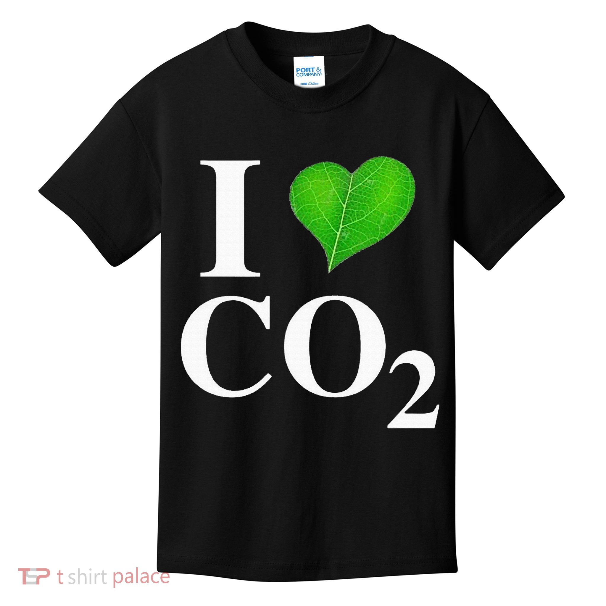 I Love Co2 Carbon Dioxide Climate Change Hoax Global Warming Kids T-Shirt