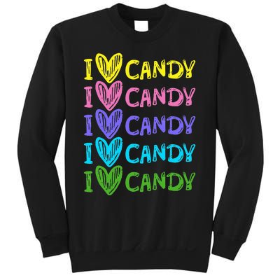 I Love Candy I Love Candy Sweets Lover Sweatshirt