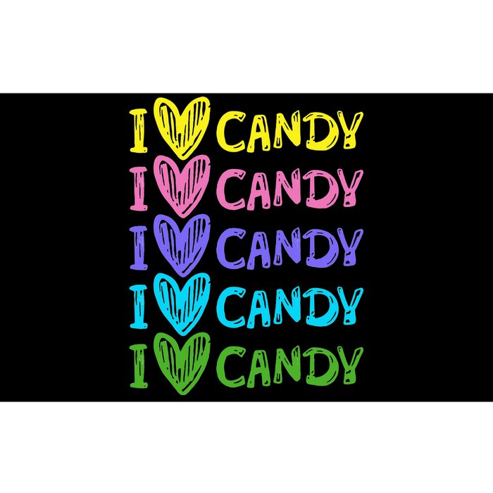 I Love Candy I Love Candy Sweets Lover Bumper Sticker