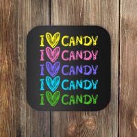 I Love Candy I Love Candy Sweets Lover Coaster