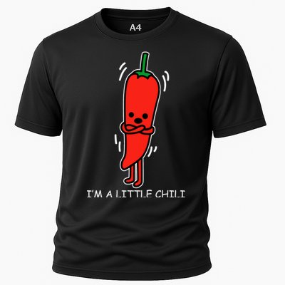 IM Little Chili Funny Saying Pepper Food Pun Cooling Performance Crew T-Shirt