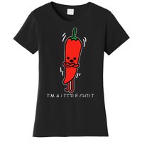 IM Little Chili Funny Saying Pepper Food Pun Women's T-Shirt