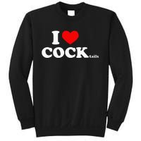 I Love Cocktails I Heart Cocktail Funny Drinking Party Sweatshirt