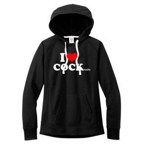 I Love Cocktails I Heart Cocktail Funny Drinking Party Women's Fleece Hoodie