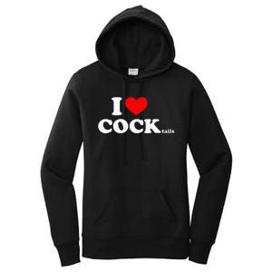 I Love Cocktails I Heart Cocktail Funny Drinking Party Women's Pullover Hoodie