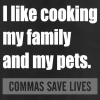 I Like Cooking My Fameaningful Giftmily And My Pets Commas Save Lives Cool Gift 7 Panel Mesh Trucker Snapback Hat