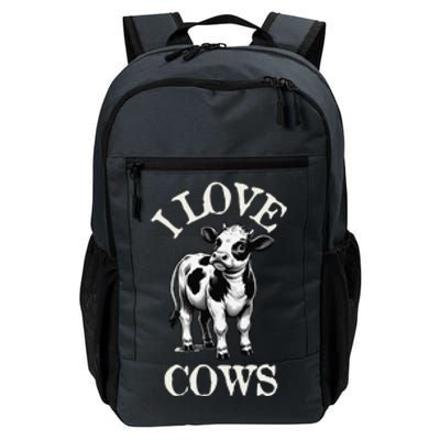 I Love Cows Donald Trump Meme Funny Quote Daily Commute Backpack