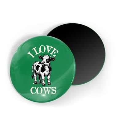 I Love Cows Donald Trump Meme Funny Quote Magnet