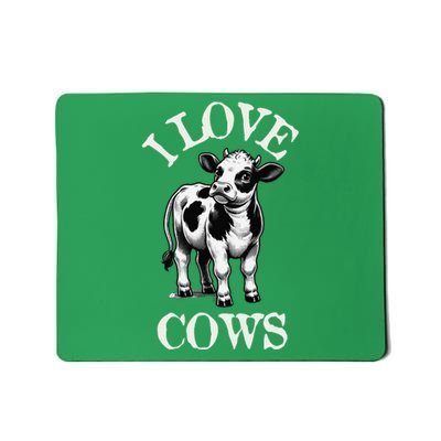 I Love Cows Donald Trump Meme Funny Quote Mousepad