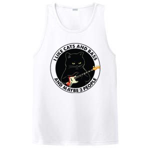 I Like Cats And Bass And Maybe 3 People Bass Guitar Player PosiCharge Competitor Tank