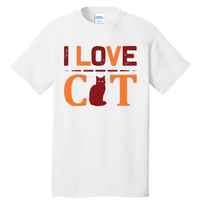 I Love Cat Tall T-Shirt