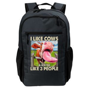 I Like Cows And Maybe Like 3 People Cow Lover Farmer Daily Commute Backpack