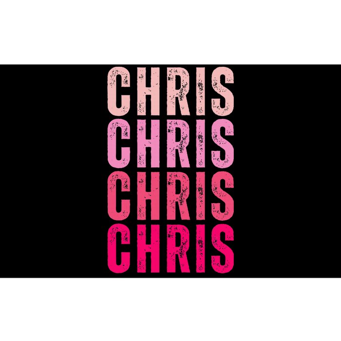 I Love Chris First Name Chris Bumper Sticker