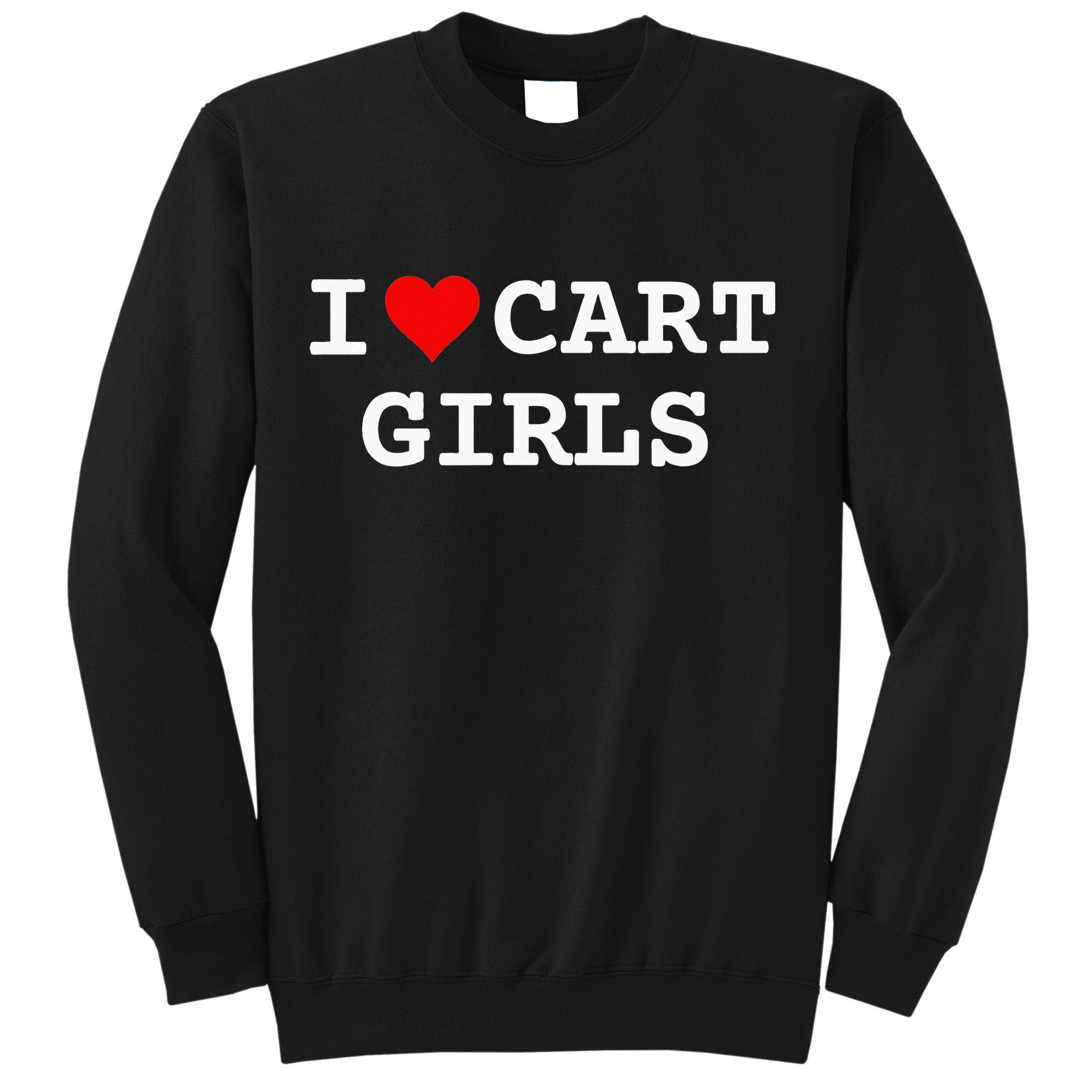I Love Cart Golf Funny player golf lovers Sweatshirt