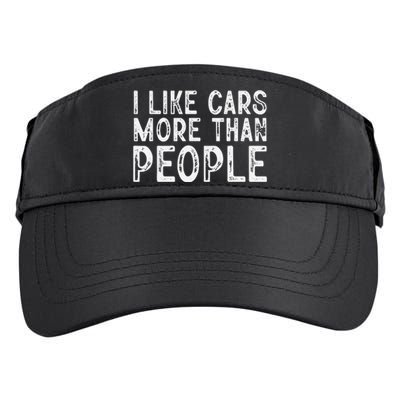 I Like Cars More Than People Funny Car Lover Adult Drive Performance Visor