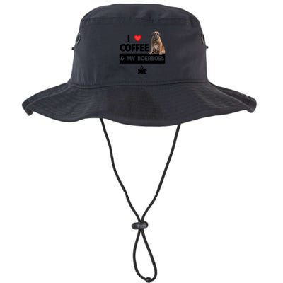 I Love Coffee And My Boerboel Hunting Dog Mom Dad Caffeine Great Gift Bucket Hat