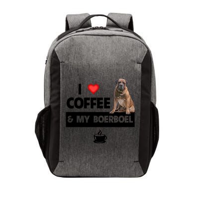 I Love Coffee And My Boerboel Hunting Dog Mom Dad Caffeine Great Gift Vector Backpack