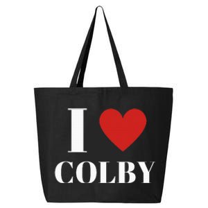 I Love Colby Heart Family Lover 25L Jumbo Tote