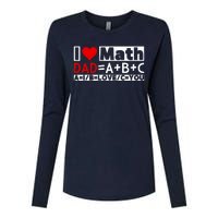 I Love Cool Math My Daddy Dad Funny Math Lover FatherS Day Womens Cotton Relaxed Long Sleeve T-Shirt