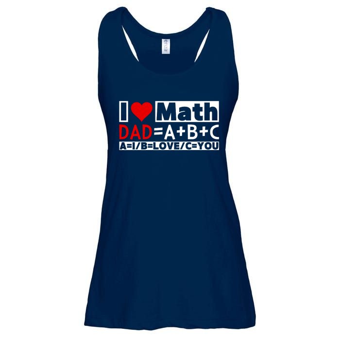 I Love Cool Math My Daddy Dad Funny Math Lover FatherS Day Ladies Essential Flowy Tank